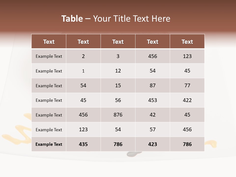 Baked Plate Bakery PowerPoint Template