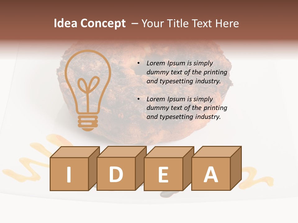 Baked Plate Bakery PowerPoint Template