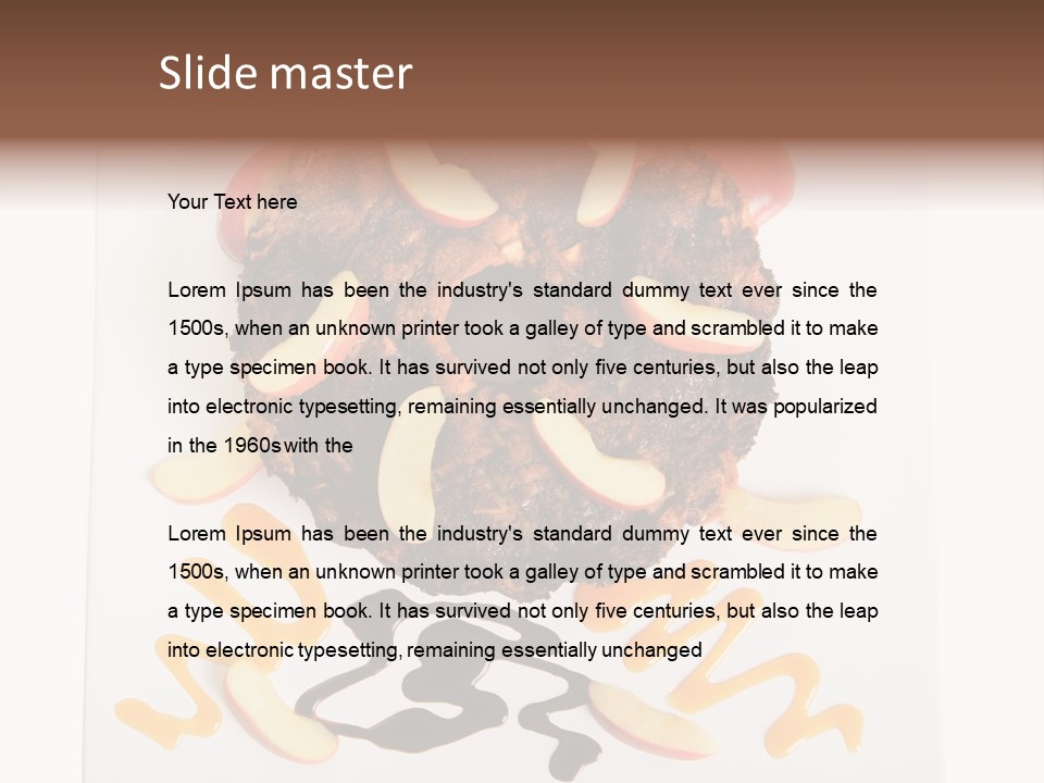 Nobody Fruit Isolated PowerPoint Template