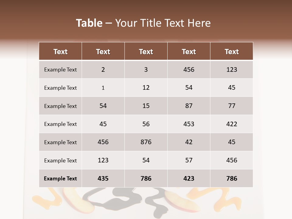 Nobody Fruit Isolated PowerPoint Template