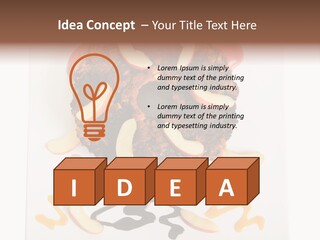 Nobody Fruit Isolated PowerPoint Template