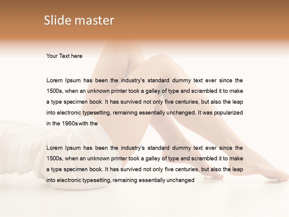 Spa Beauty Human PowerPoint Template