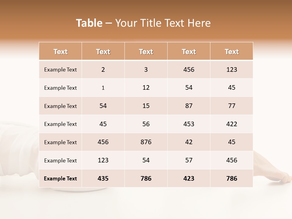 Spa Beauty Human PowerPoint Template