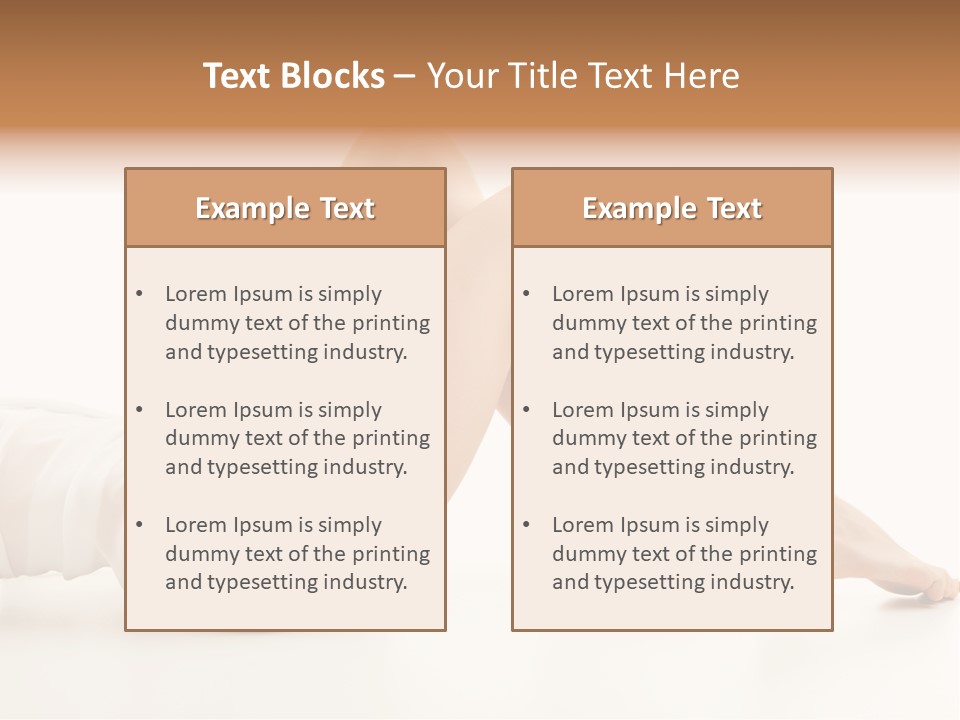 Spa Beauty Human PowerPoint Template