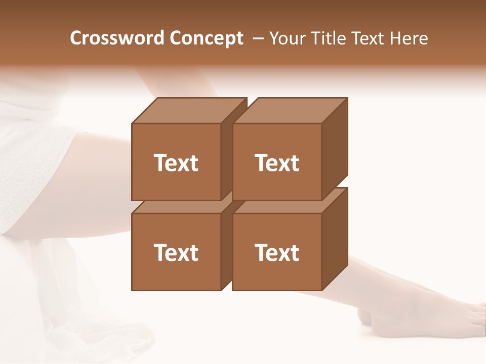 Lady Health Isolated PowerPoint Template