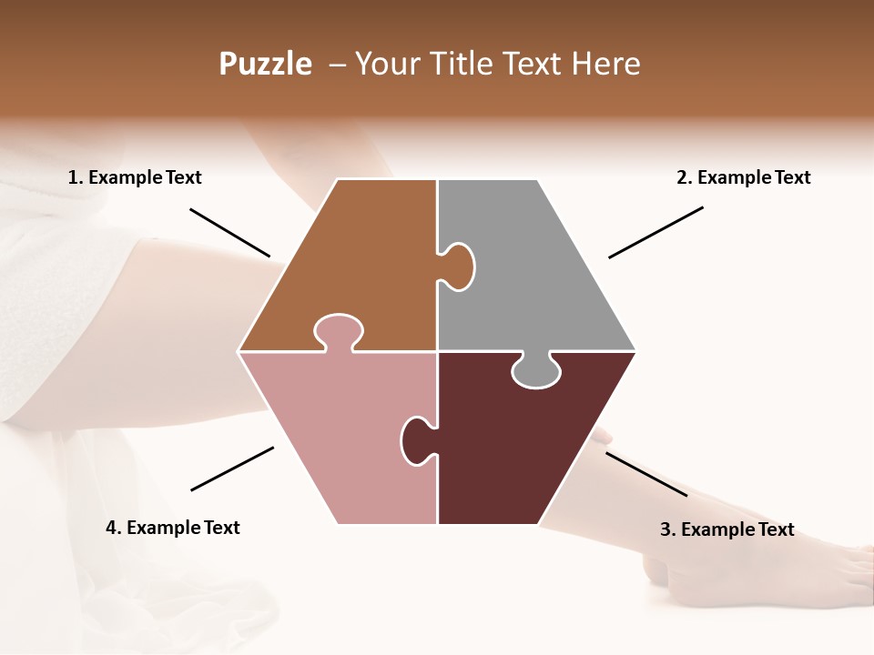 Lady Health Isolated PowerPoint Template