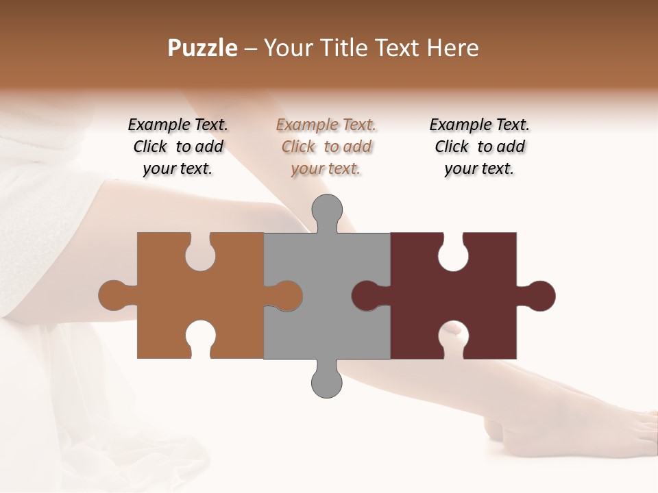 Lady Health Isolated PowerPoint Template