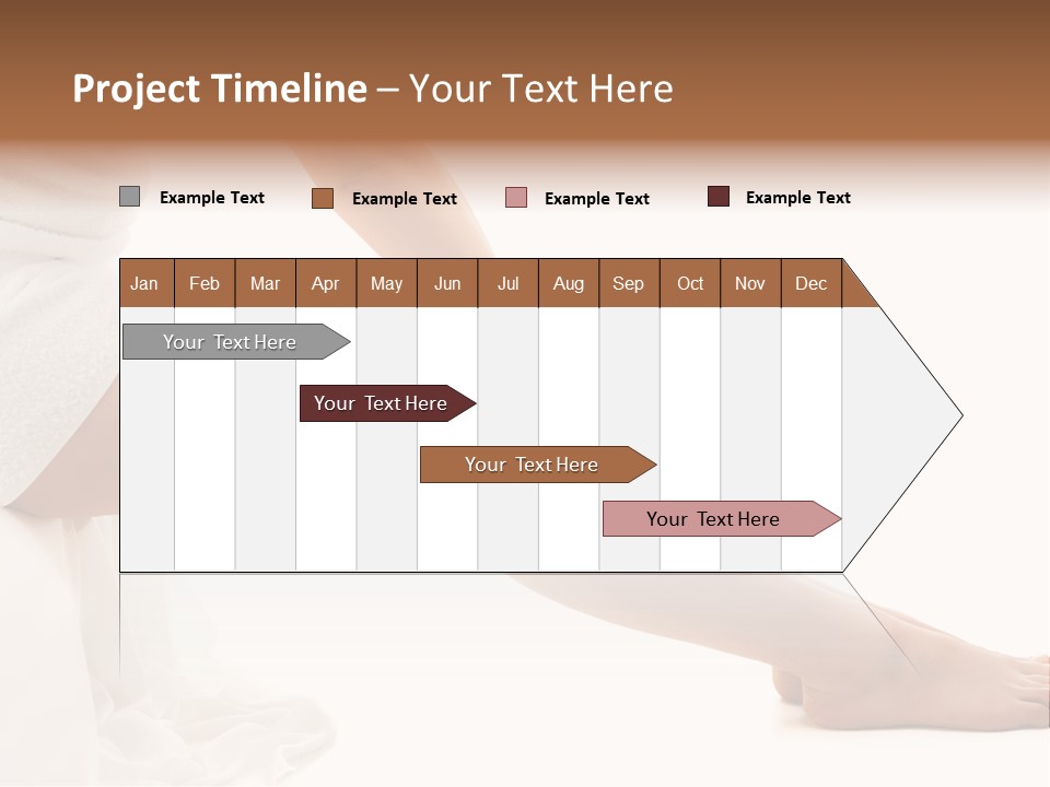 Lady Health Isolated PowerPoint Template