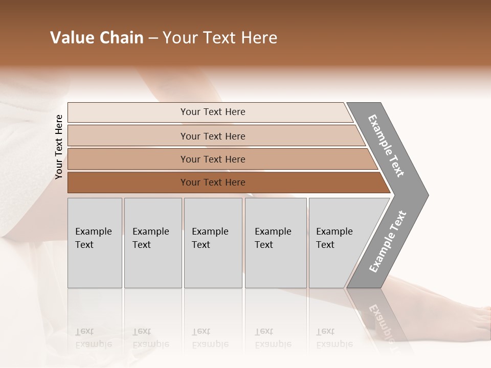 Lady Health Isolated PowerPoint Template