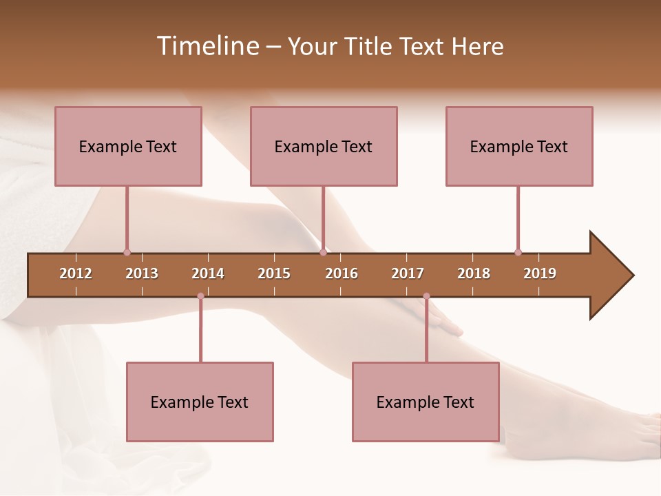 Lady Health Isolated PowerPoint Template