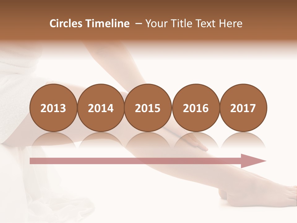 Lady Health Isolated PowerPoint Template