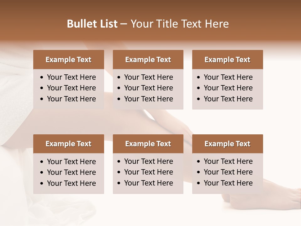 Lady Health Isolated PowerPoint Template