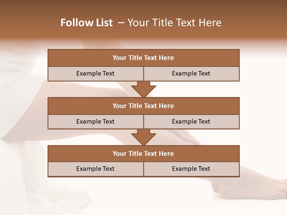 Lady Health Isolated PowerPoint Template