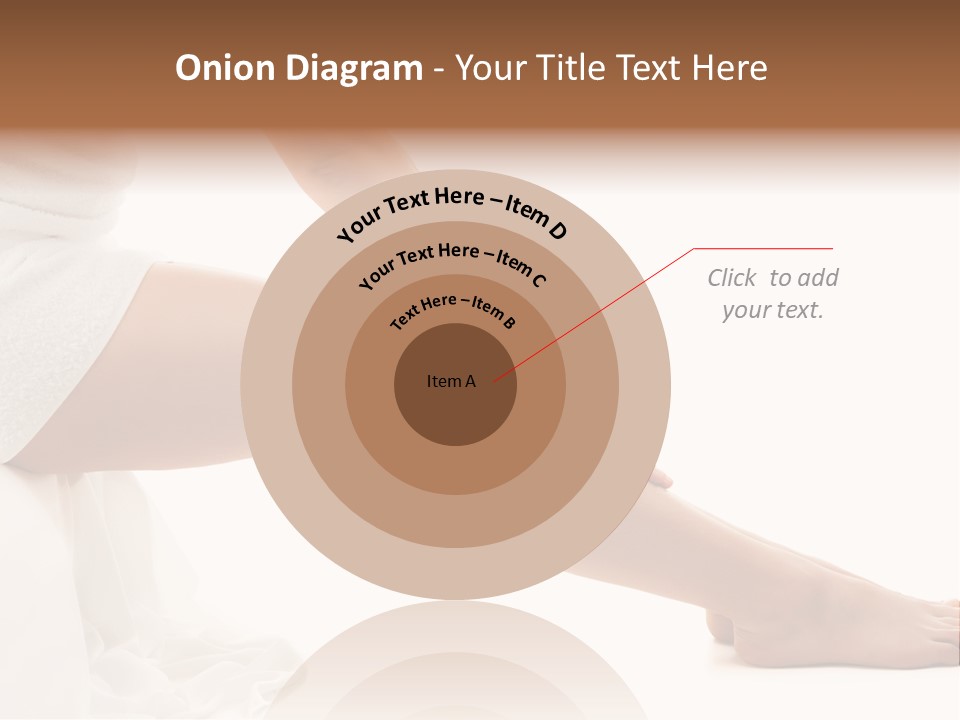 Lady Health Isolated PowerPoint Template