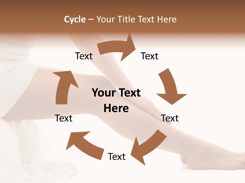 Lady Health Isolated PowerPoint Template