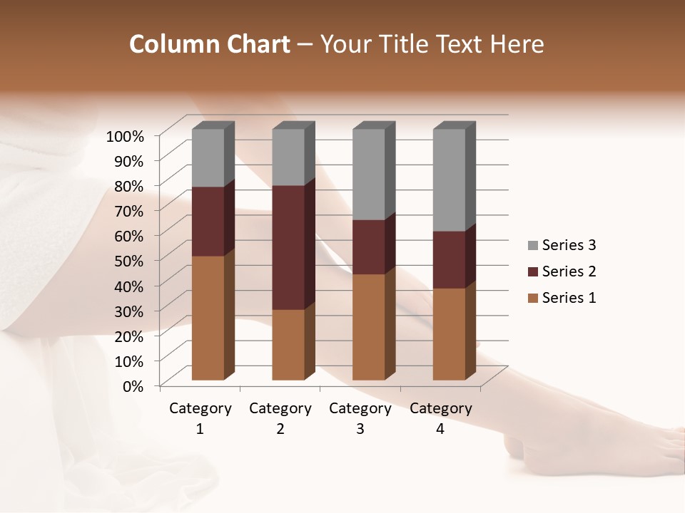 Lady Health Isolated PowerPoint Template