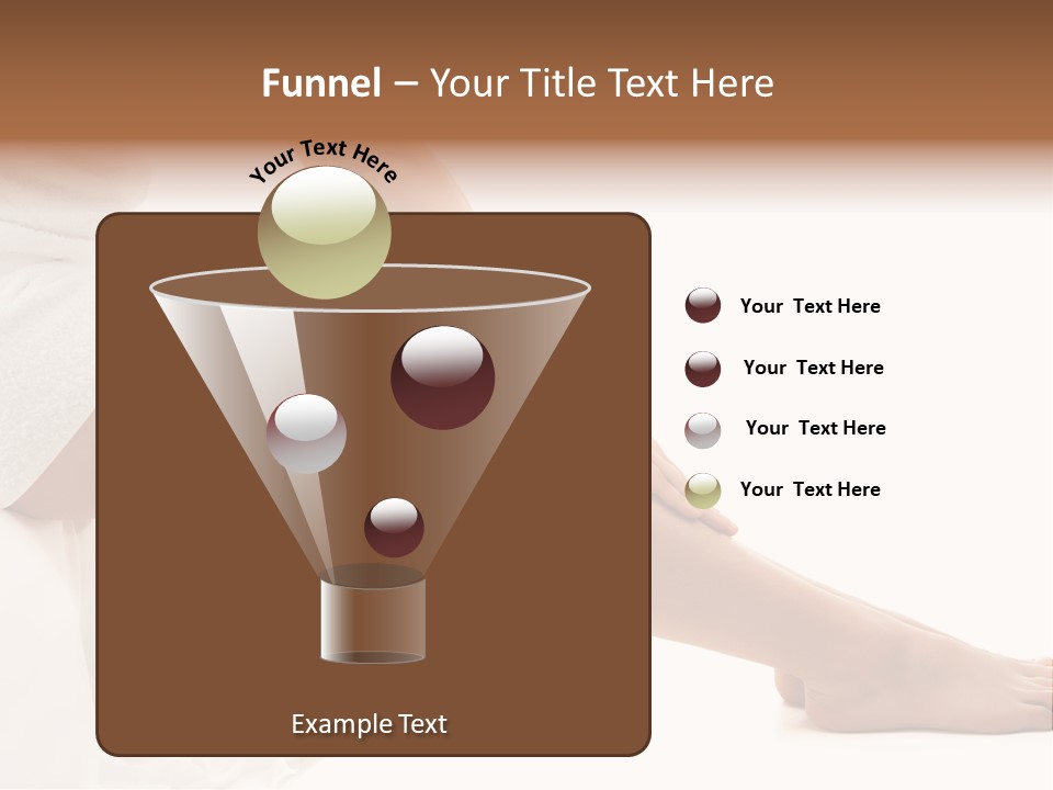 Lady Health Isolated PowerPoint Template