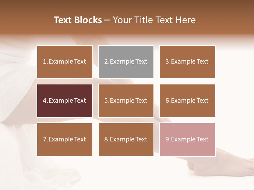 Lady Health Isolated PowerPoint Template