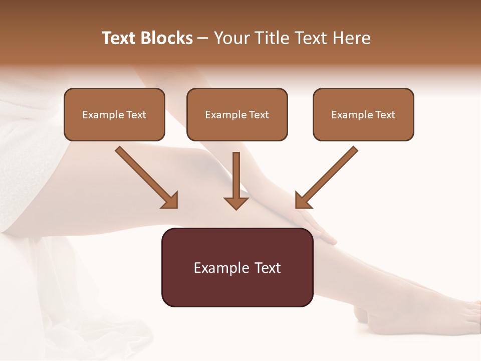 Lady Health Isolated PowerPoint Template