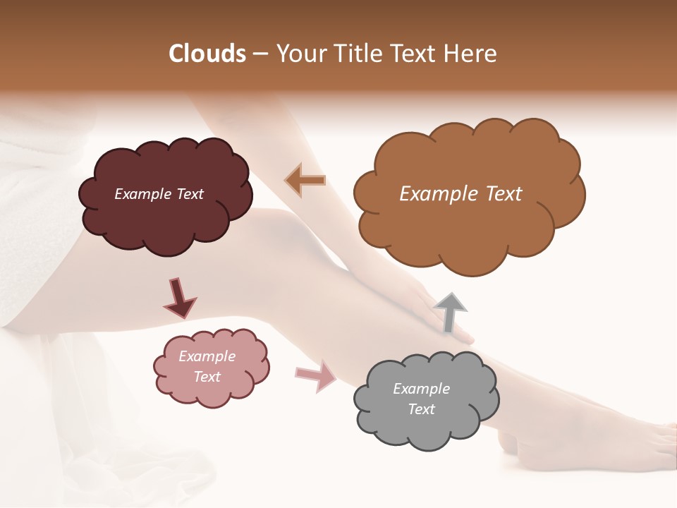 Lady Health Isolated PowerPoint Template