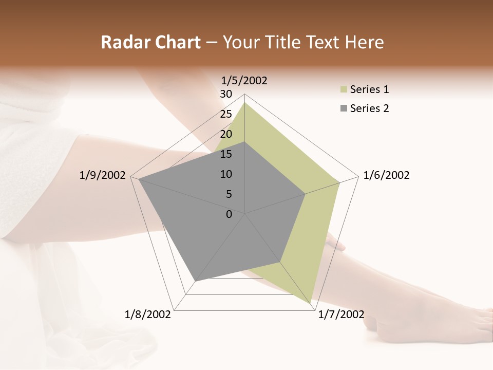 Lady Health Isolated PowerPoint Template