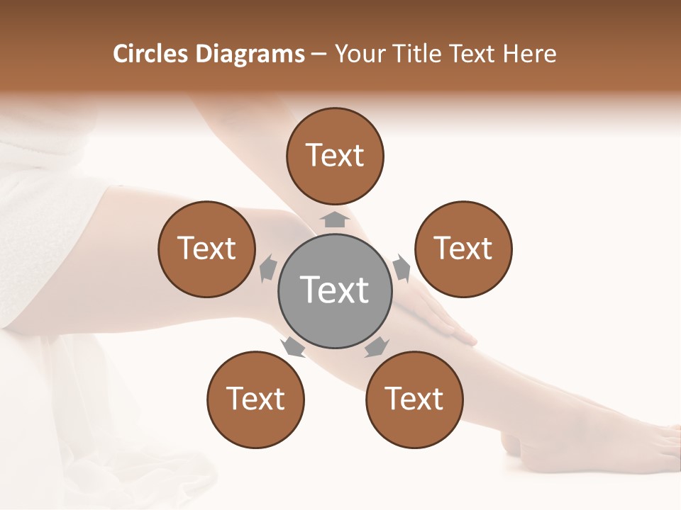 Lady Health Isolated PowerPoint Template