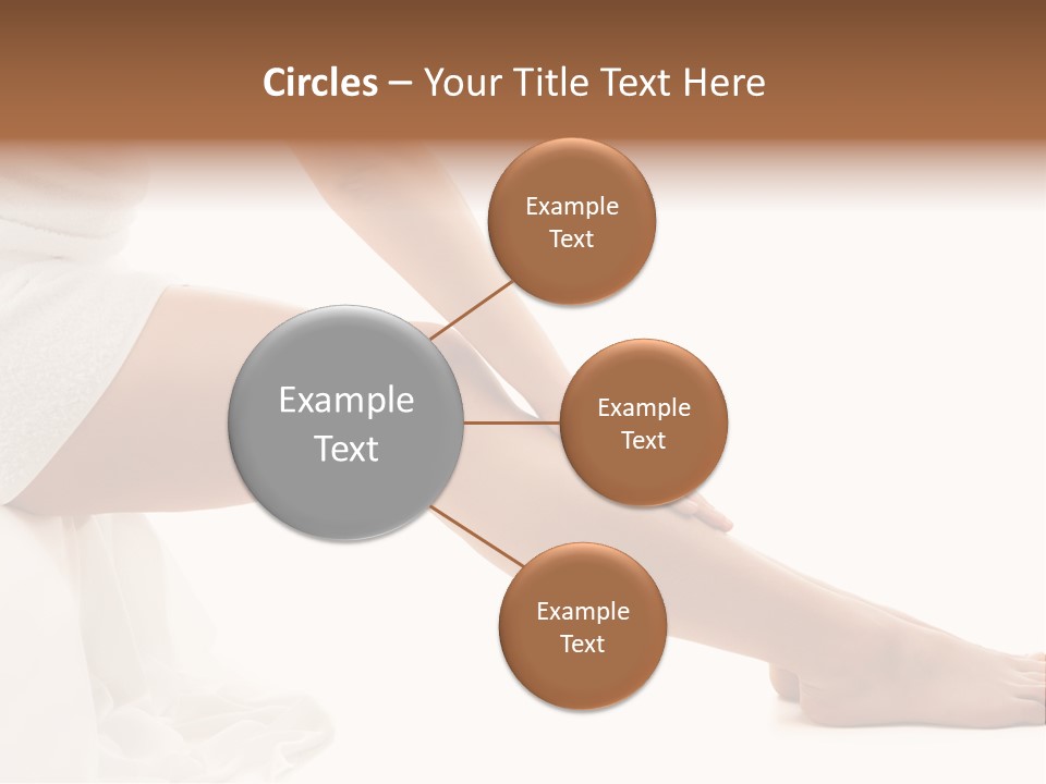 Lady Health Isolated PowerPoint Template