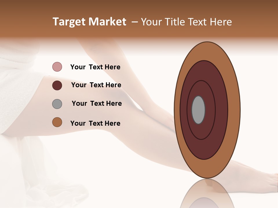 Lady Health Isolated PowerPoint Template