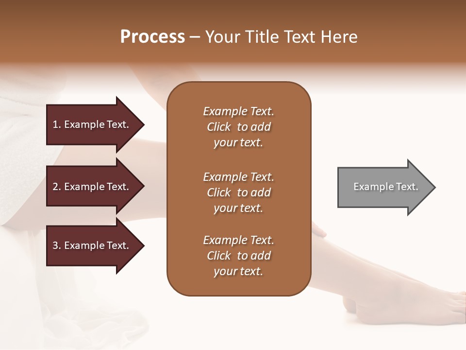 Lady Health Isolated PowerPoint Template