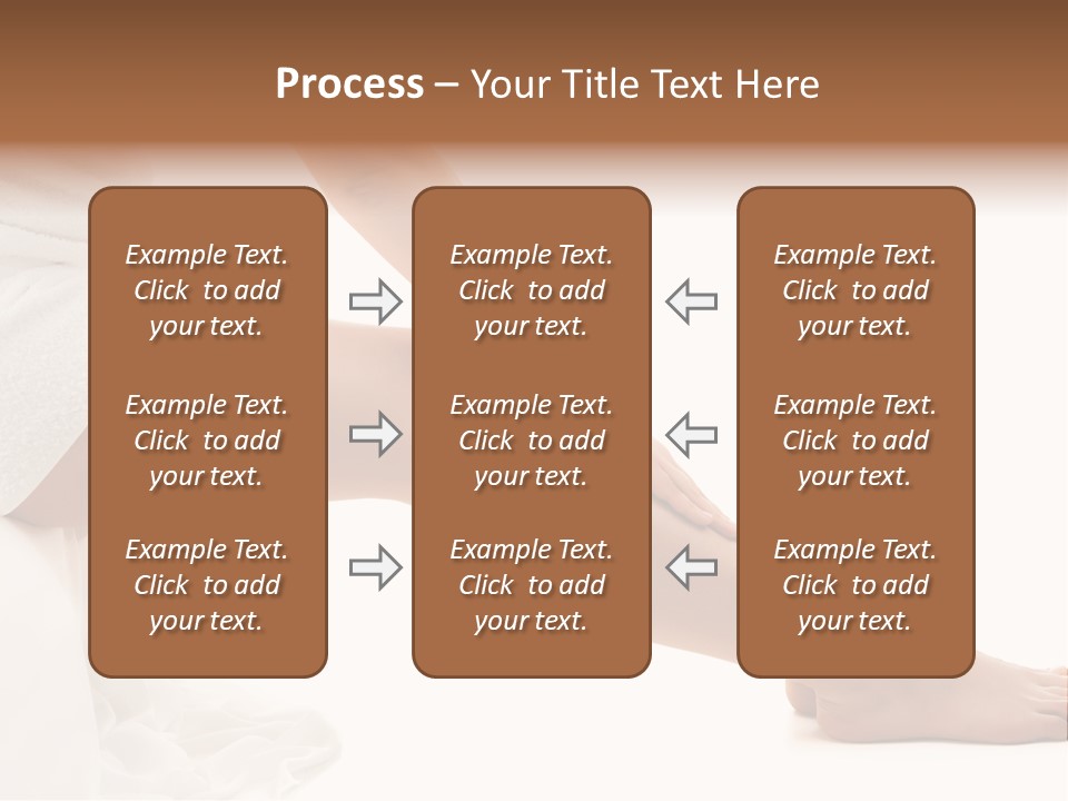Lady Health Isolated PowerPoint Template
