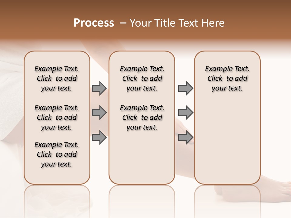 Lady Health Isolated PowerPoint Template