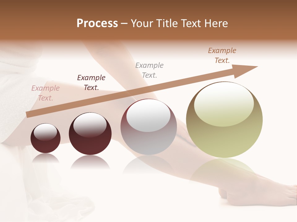 Lady Health Isolated PowerPoint Template