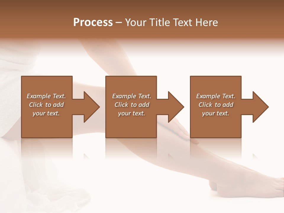 Lady Health Isolated PowerPoint Template