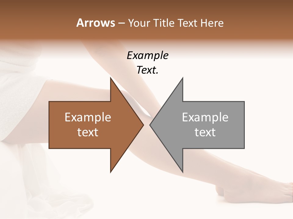 Lady Health Isolated PowerPoint Template