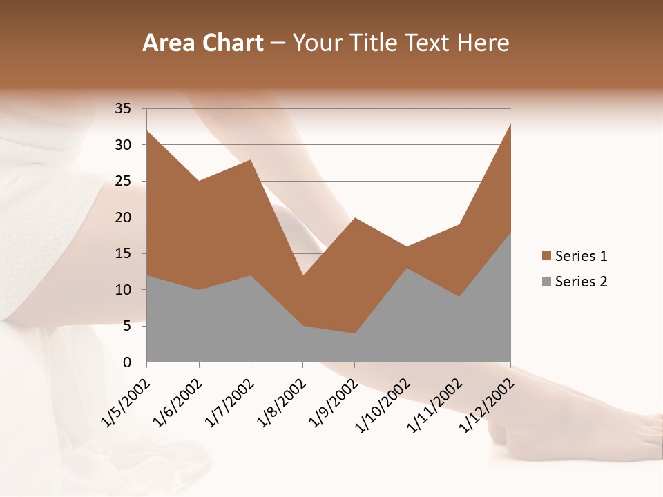 Lady Health Isolated PowerPoint Template