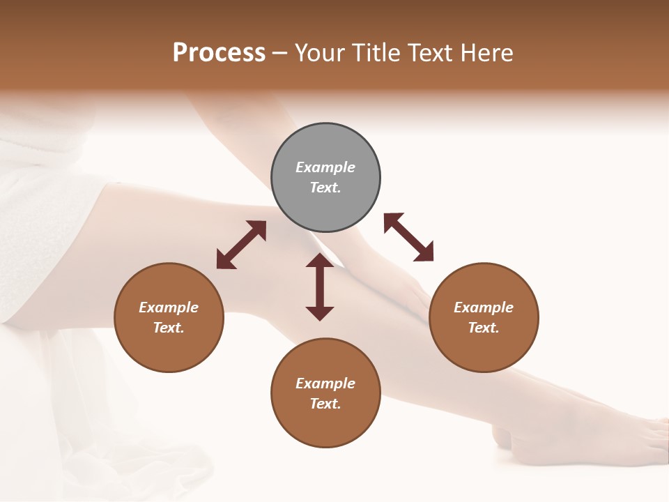 Lady Health Isolated PowerPoint Template