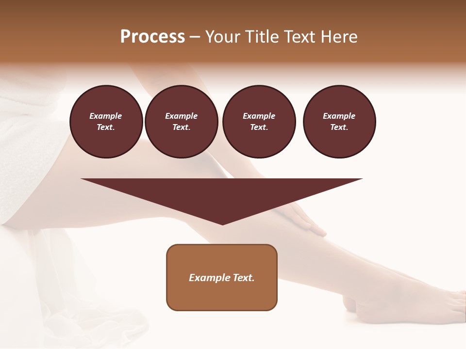 Lady Health Isolated PowerPoint Template