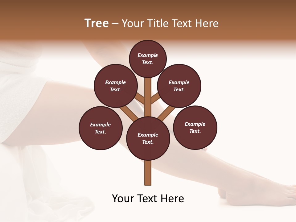 Lady Health Isolated PowerPoint Template