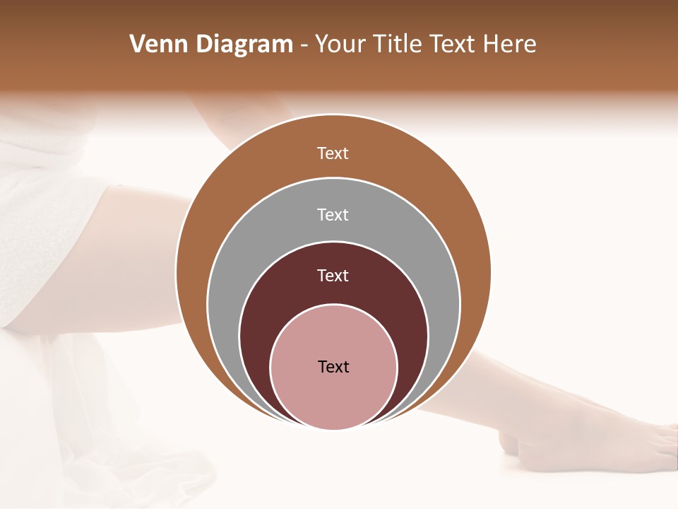 Lady Health Isolated PowerPoint Template