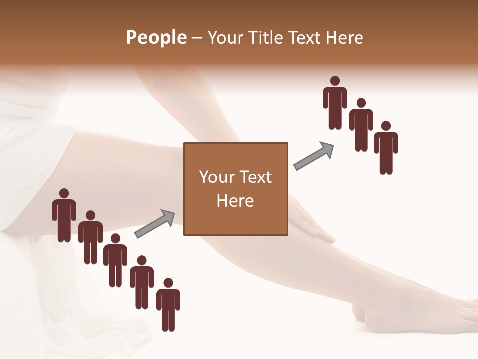 Lady Health Isolated PowerPoint Template