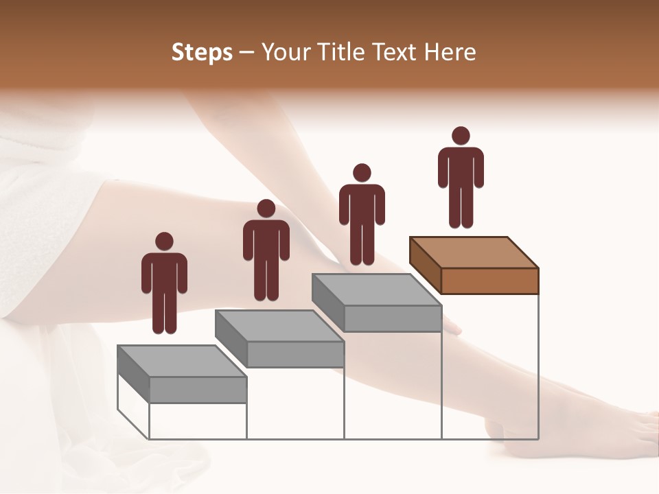 Lady Health Isolated PowerPoint Template