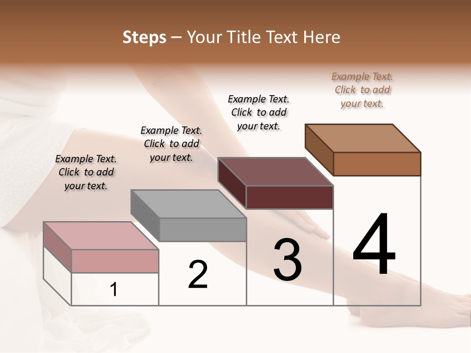 Lady Health Isolated PowerPoint Template