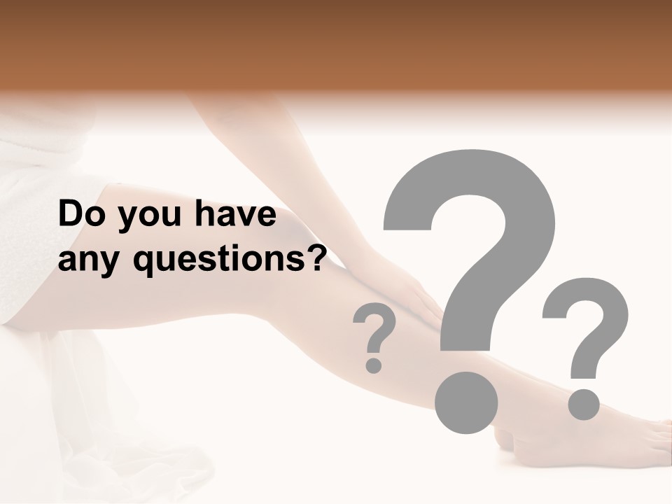 Lady Health Isolated PowerPoint Template