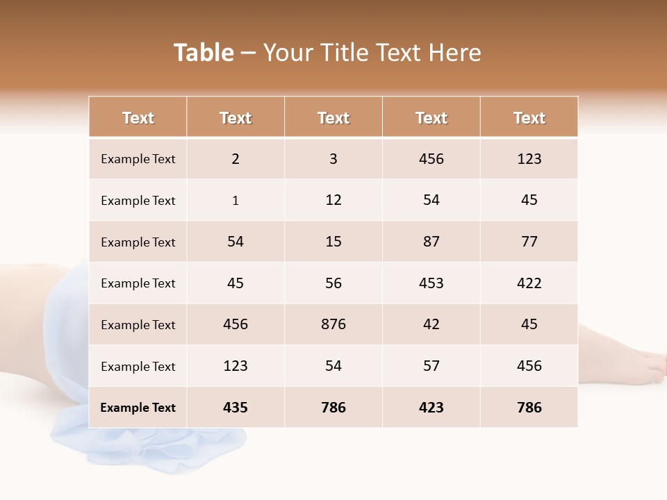 Long Healthy One PowerPoint Template