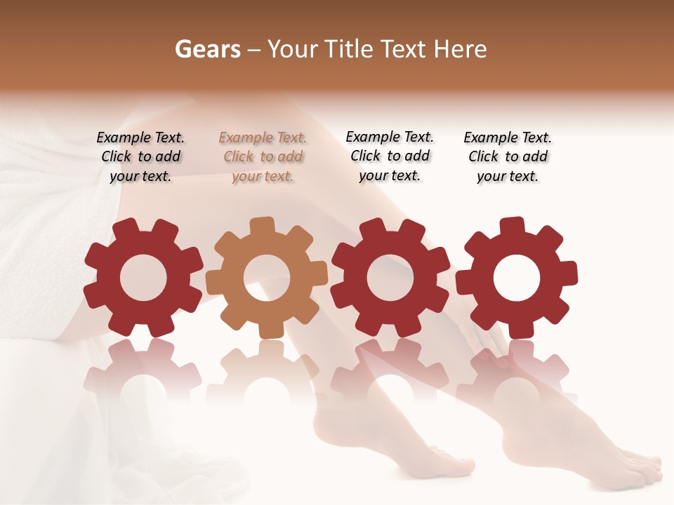 Leg Care Beautiful PowerPoint Template