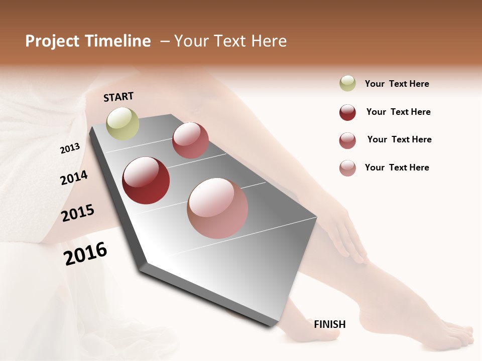 Leg Care Beautiful PowerPoint Template