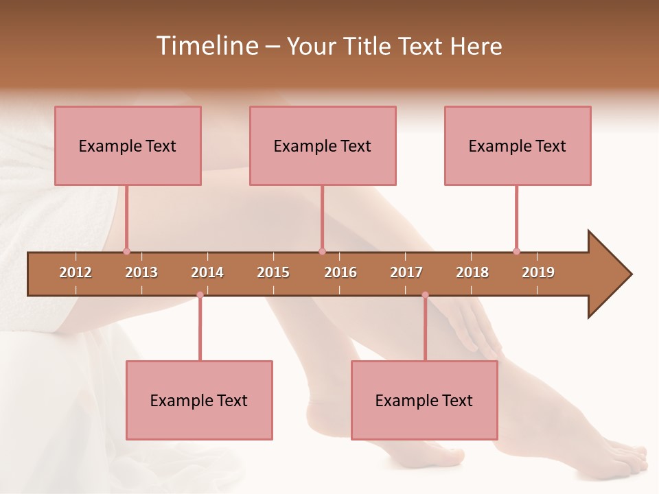 Leg Care Beautiful PowerPoint Template
