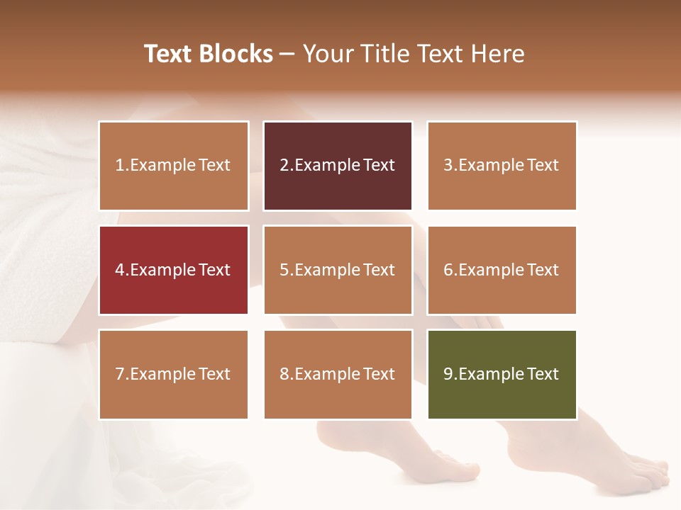 Leg Care Beautiful PowerPoint Template