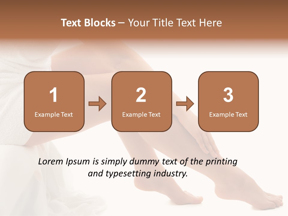 Leg Care Beautiful PowerPoint Template