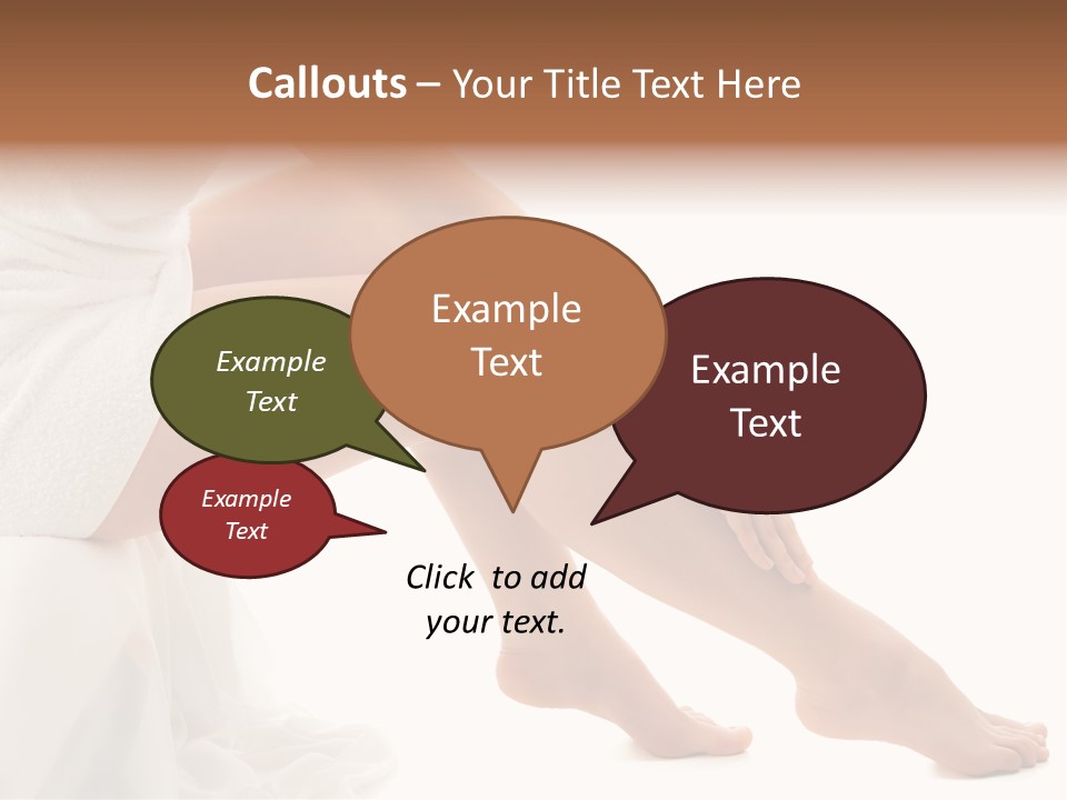 Leg Care Beautiful PowerPoint Template